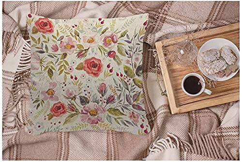 WONDERTIFY - Housse de coussin luxueuse en forme de pivoine - Jaune et rouge - Idéale pour le salon - Embossée et facile