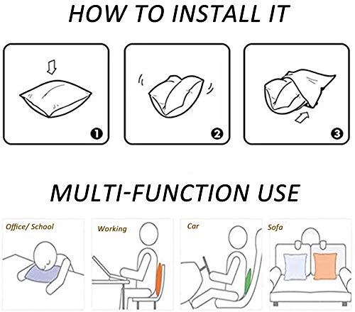 AMDXD Taie Oreiller 50x50cm Polyester Multicolore Joyeuses Fêtes de Noël pour la maison